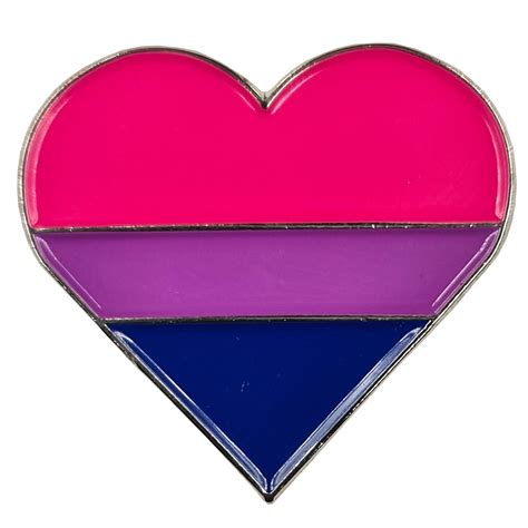Bisexual Flag Silver Metal Heart Lapel Pin Badge Uk Free Nude Porn Photos