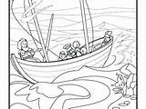 Apostle Getcolorings Apostles Shipwreck Colorin sketch template