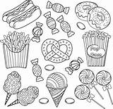 Coloring Pages Colouring Food Drinks Colour Cute Drawings Behance sketch template
