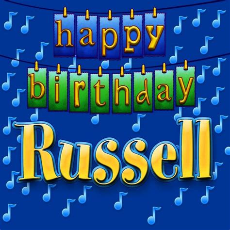 happy birthday russell personalized  ingrid dumosch