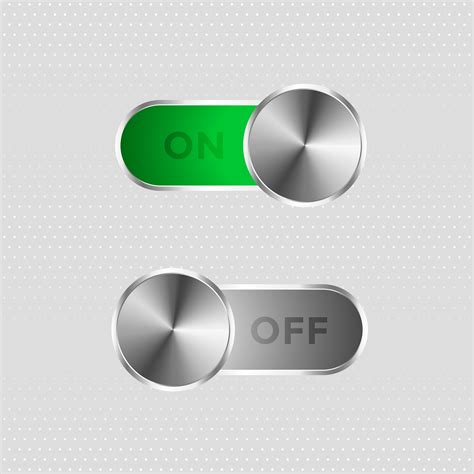 metal toggle switch    button   vector art stock graphics images