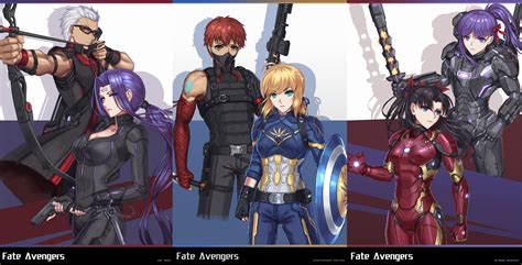 Fate Stay Night Avengers Crossover Fatestaynight