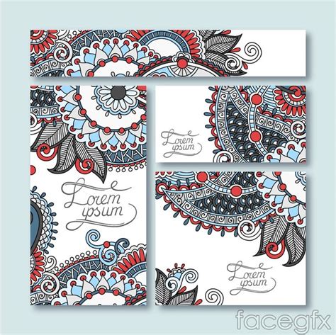 design patterns card vector card patterns floral pattern pattern