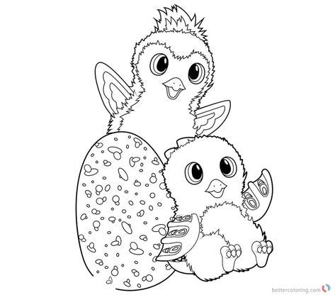 hatchimals coloring pages colleggtibles  penguala  images