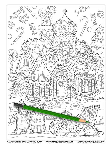 gingerbread house christmas coloring pages creative christmas