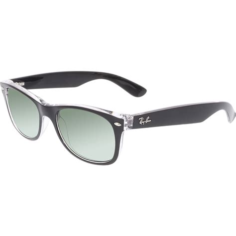 ray ban  wayfarer classic polarized green sunglasses rb