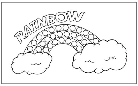 dot rainbow printable coloring pages     printablee