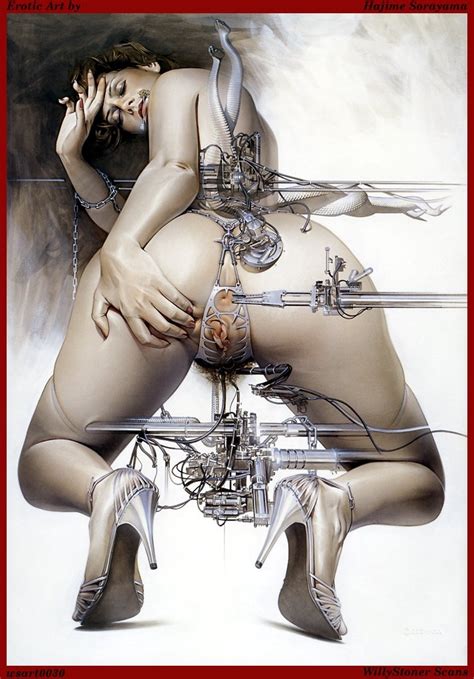 Rule 34 Ass Ass Chains Chains Cyborg Female Hajime Sorayama Key Nude