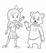Ricitos Disney Osito Ositos Goldie Dibujalandia Imprimir sketch template