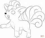 Vulpix Pokemon Coloring Pages Printable Supercoloring Gerbil Lilly Print Color Lineart Draw Sheets Drawing Prints Book Popular Choose Board sketch template