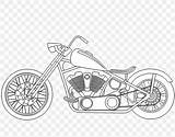 Chopper Motorcycle Harley Motor Bike Coloriage Motorcicle Malvorlage Coloriages Toppng Islamique Ausmalbilder Colorier Ausmalbild Pngwing sketch template