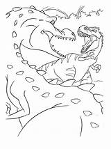 Coloring Rudy Ice Age Dinosaur Pages Dinosaurs sketch template