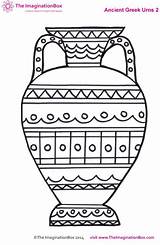 Greek Ancient Vase Template Coloring Greece Kids History Crafts Pages Printables Colouring Patterns Activities Grecia Project Vases Para Colorear Cross sketch template