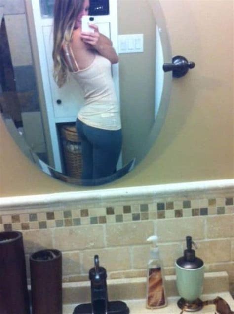 college girl s bathroom selfie girls in yoga pants