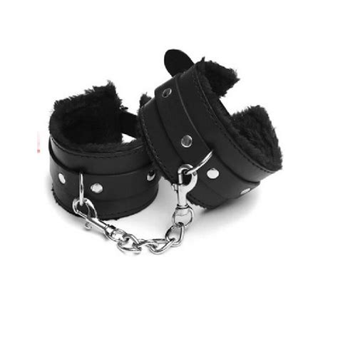 Sex Toy Sex Products Leather Wrist Restraints Hand Cuffs Wrist Ankle