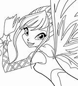 Winx Sirenix Colorea Template Charmix Bloom sketch template