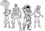 Coloring Pages Fortnite Battle Royale Printable Color Fornite Pdf sketch template