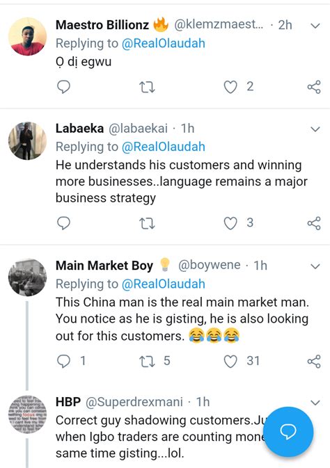 Chinese Businessman Speaking Complete Igbo To His Nigerian Customer In