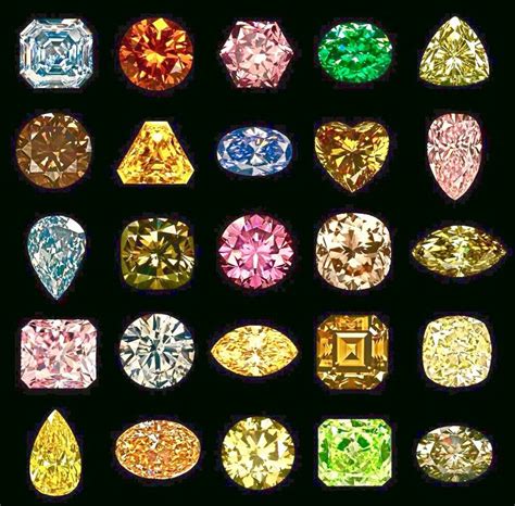 colors  diamonds colored diamonds gemstones crystals