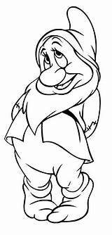 Coloring Dwarf Pages Sneezy Cartoon Color Kanga Clipart Roo Disney Snow 21kb 643px Drawings sketch template