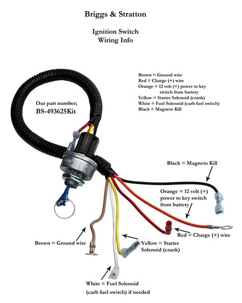 briggs stratton ignition wiring diagram wiring diagram  schematic