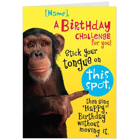 happy birthday card printable funny