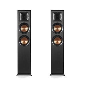 klipsch reference  fa floorstanding speaker black pair   fa