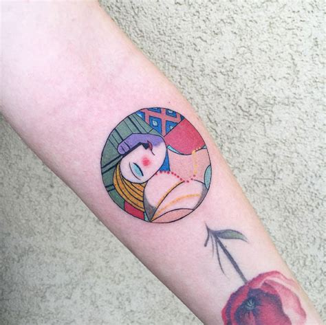 30 beautiful tattoos inspired by famous works of art tattooblend