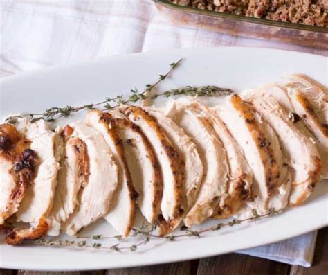 roasted turkey breast with bourbon maple glaze everyday