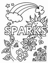 Sparks Simplesite sketch template