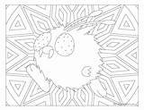 Venonat Coloring Windingpathsart Pokemon sketch template