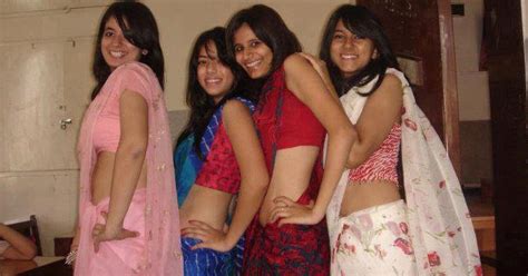spicy hot college girls saree show in college function