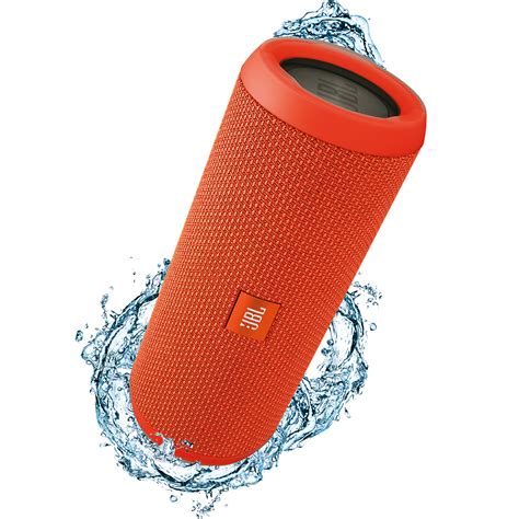 jbl flip  wireless portable stereo speaker orange jblfliporg