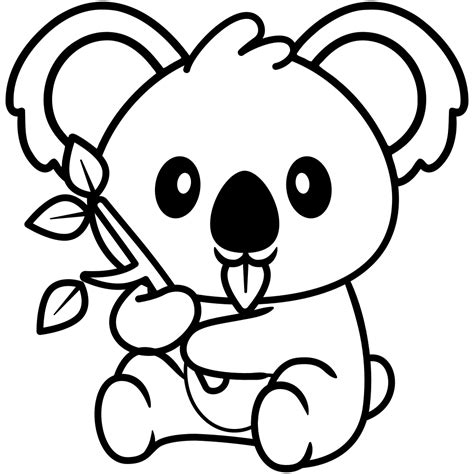 koala coloring pages  printable  images kids drawing hub