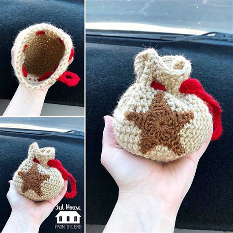 animal crossing dice bag pattern   house    crochet