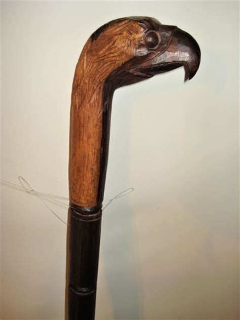 veilinghuis catawiki wandelstok hardhout met hoofd van een adelaar wandelstokken