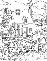 Coloring Adult Book Pages Color Towns Little Small Drawing Sheets House Colouring Amazon Sweet Para Desde Guardado Beautiful Scenes Printable sketch template