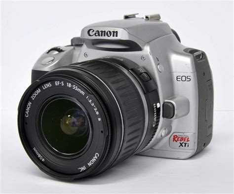 canon eos digital rebel xti  silver mp dslr camera kit  mm ii lens ebay