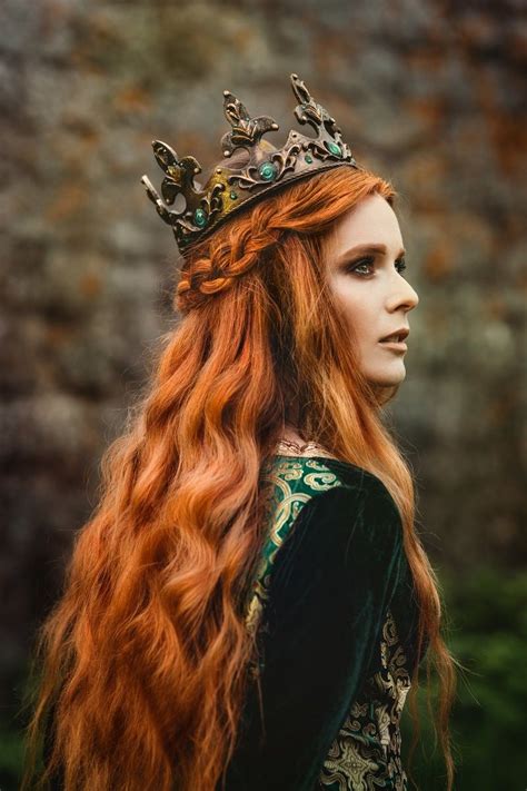 Pin By Cowinacup On Beauty Red Hair Celtic Goddess Long Hair Styles