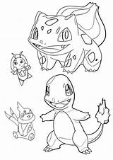 Charmander Pokemon Bulbasaur Charizard sketch template