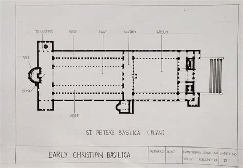 early christian basilica plan   early christian   plan floor plans