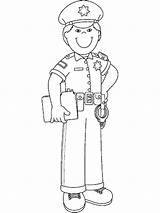 Police Coloring Officer Pages Printable Kids Boys Color Recommended sketch template