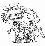 Tommy Coloring Rugrats Chuckie Pages Pickles Slowly Sound Walk Without Printable Color Getcolorings sketch template