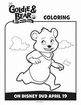 Bear Goldie Coloring Pages Sheets Activity Disney Junior Choose Board Mamasmission sketch template