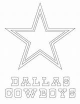 Cowboys Dallas Coloring Pages Logo Football Printable Star Nfl Cowboy Crafts Supercoloring Dak Sheets Prescott 49ers Template Print Book Team sketch template