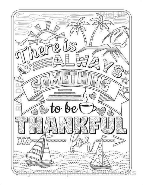 printable gratitude coloring pages  show thankfulness happier human