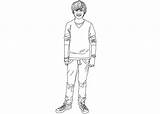 Coloring Pages Celebrities Chance Greyson sketch template