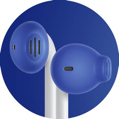 blue earpod covers earskinzcom apple headphone