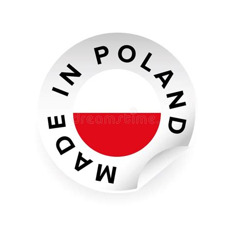 poland label stock vector illustration  label