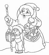 Noel Colorear Para Claus Papá Navidad Dibujos Santa Coloring sketch template
